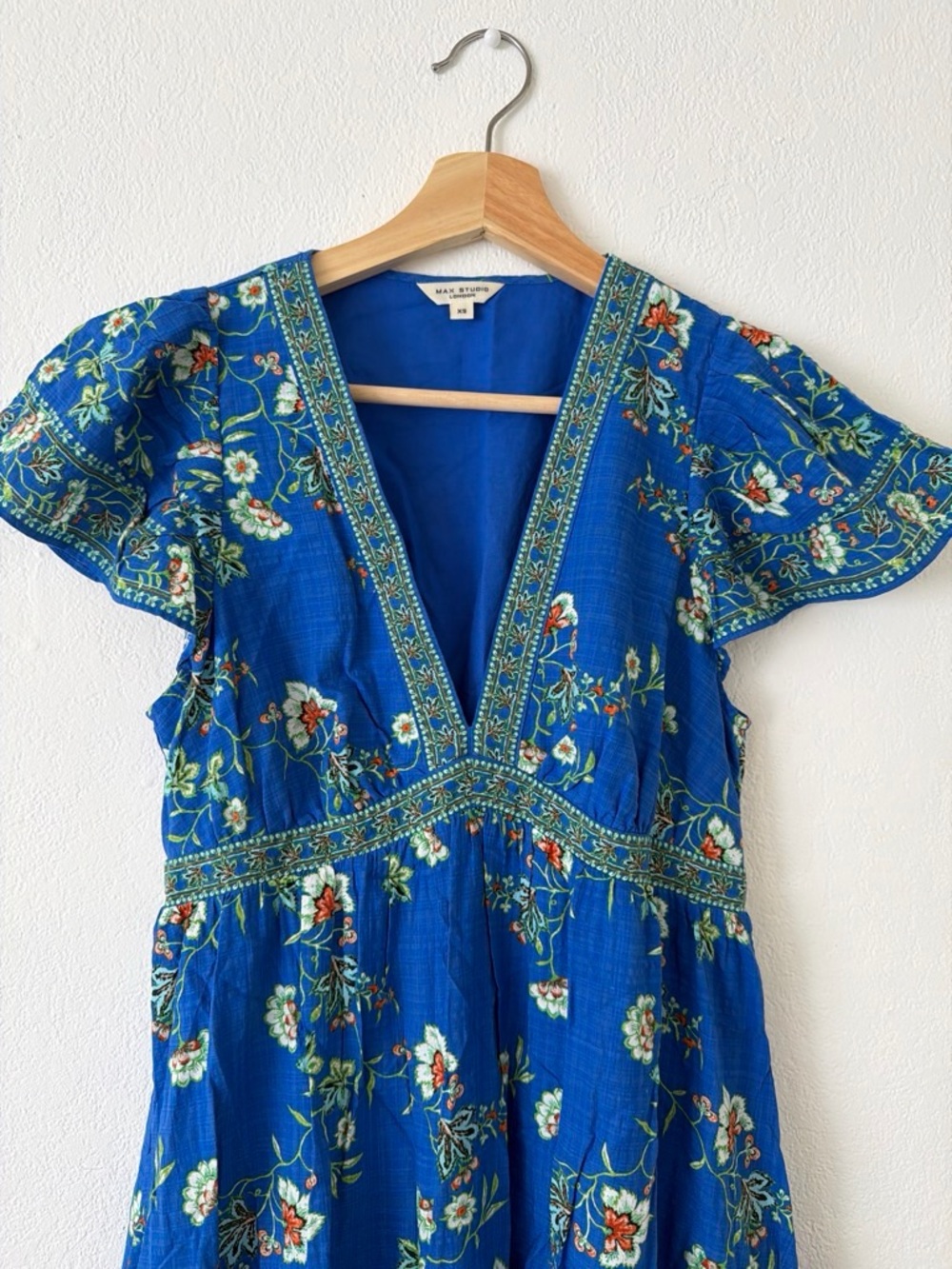 Max Studio Royal Blue Knit Top